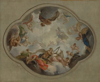 Allegory of the Arts, 1742. av Jacob de Wit