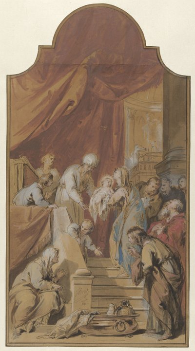 Uppdraget i templet av Jacob de Wit