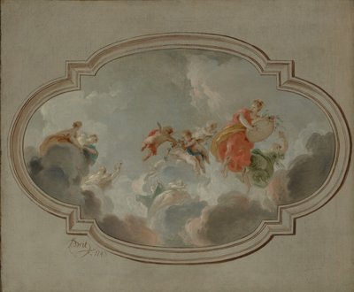 Flora och Zephyr, 1743. av Jacob de Wit