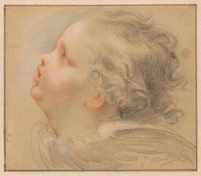 Huvudet på en kerub, till vänster av Jacob de Wit
