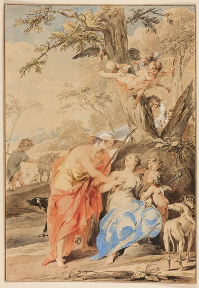 Jupiter och Mnemosyne av Jacob de Wit