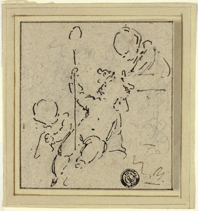 Tre Putti av Jacob de Wit