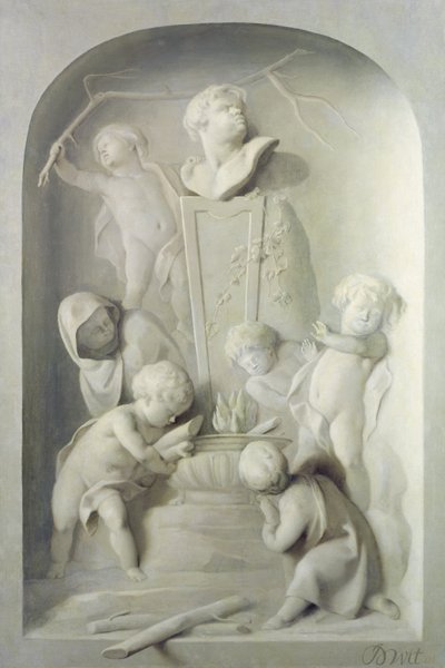 Vinter, 1752 av Jacob de Wit