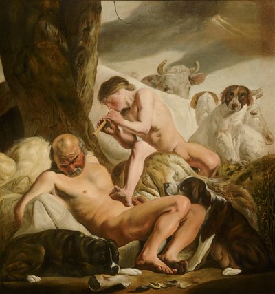 Argos, Merkurius och Io av Jacob van Campen