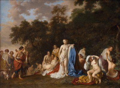 Diana och hennes nymfer av Jacob van Loo