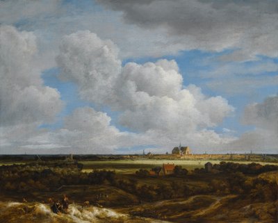 Tyska: Blick auf Haarlem Vy över Haarlem (Haerlempje) av Jacob van Ruisdael