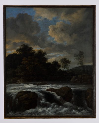 Landskap med vattenfall av Jacob van Ruisdael