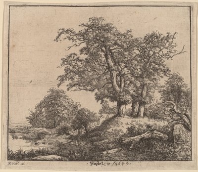 De tre ekarna av Jacob van Ruisdael