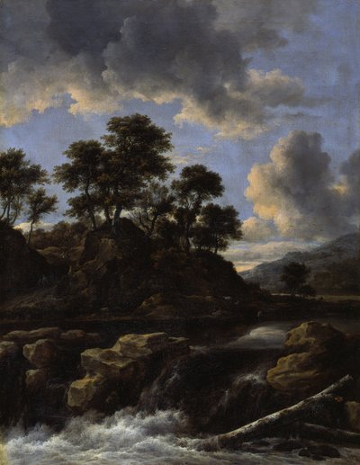 Vattenfallet av Jacob van Ruisdael