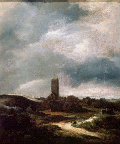 Utsikt över Egmond-aan-Zee, c1655 av Jacob van Ruisdael