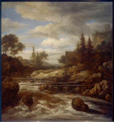vattenfall av Jacob van Ruisdael