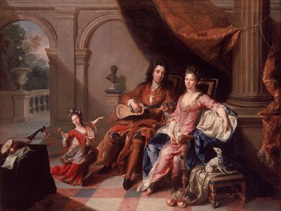 Gitarrspelaren av Jacob van Schuppen