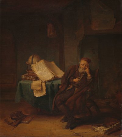 Filosof i sin studie av Jacob van Spreeuwen