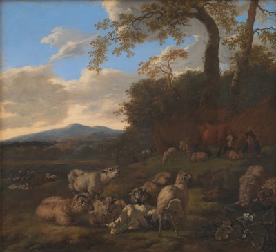 Flocken av får av Jacob van der Does d.Æ.