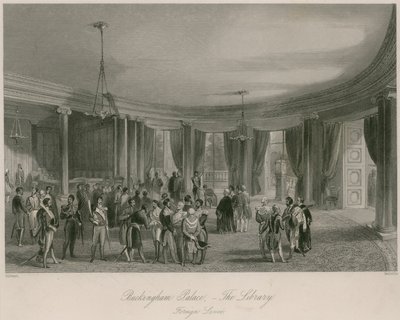 Buckingham Palace, biblioteket, Foreign Levee av Jacob van der Heyden