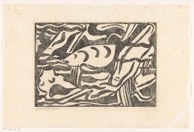 Komposition XIII (originaltitel) av Jacoba van Heemskerck (signed by artist)