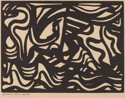 Komposition, 1921. av Jacoba van Heemskerck van Beest