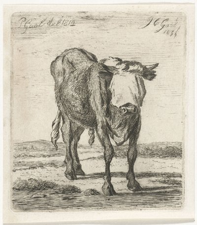 Tjur med ögonbindel av Jacobus Cornelis Gaal