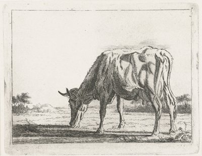 betande ko av Jacobus Cornelis Gaal