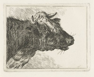Rytande oxe av Jacobus Cornelis Gaal