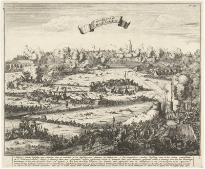 Belägring av Groningen, 1672 Belägring av Groningen (titel på objekt) av Jacobus Harrewijn