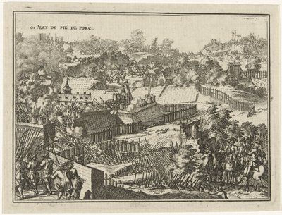 Erövring av S. Jean de Pié de Porc av Jacobus Harrewijn