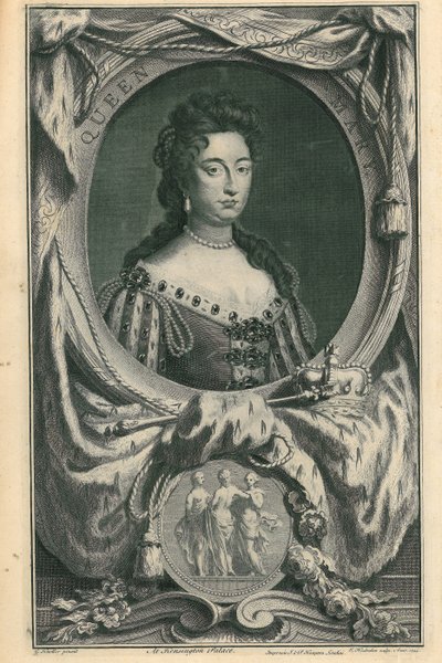 Drottning Mary av Jacobus Houbracken