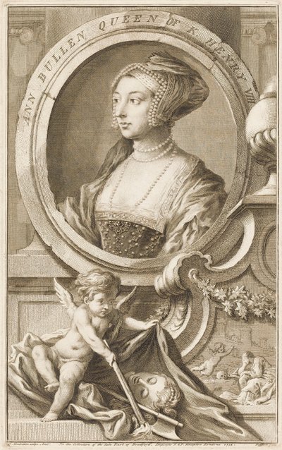 Anne Boleyn (f. 1536) av Jacobus Houbraken