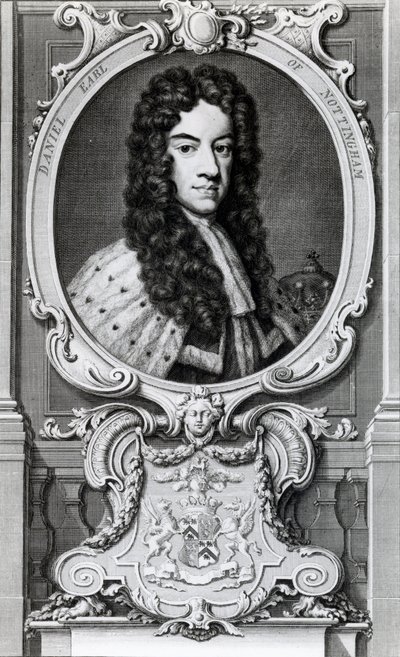 Daniel Finch, 2:e earl av Nottingham och 7:e earl av Winchilsea (1647-1730) av Jacobus Houbraken