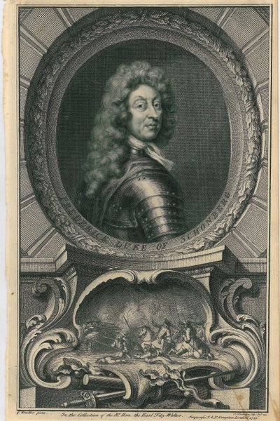 Fredrik, hertig av Schomberg, 1739 av Jacobus Houbraken
