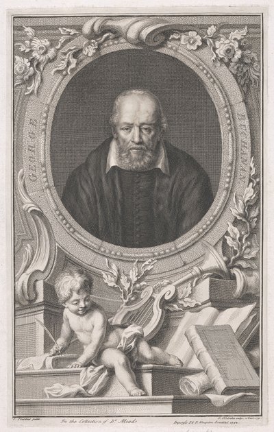 George Buchanan av Jacobus Houbraken