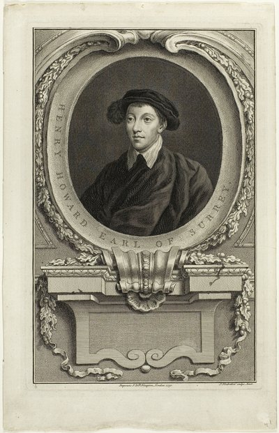 Henry Howard, earl av Surrey av Jacobus Houbraken