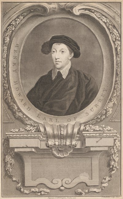 Henry Howard, earl av Surrey av Jacobus Houbraken