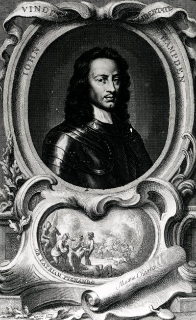 John Hampden, 1740 av Jacobus Houbraken