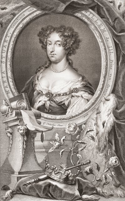 Maria II av Jacobus Houbraken