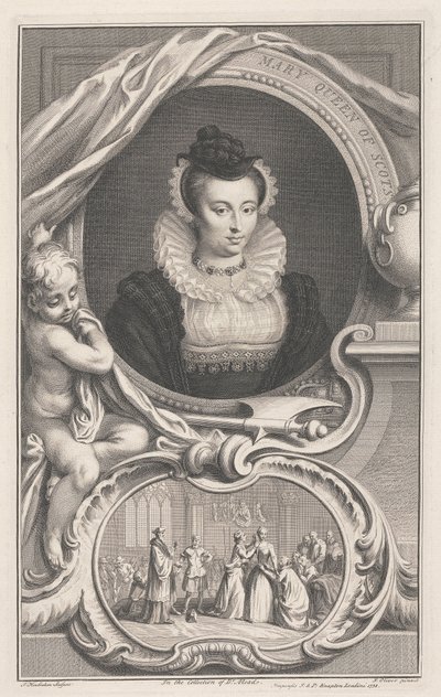 Maria Stuart, Skottlands drottning av Jacobus Houbraken