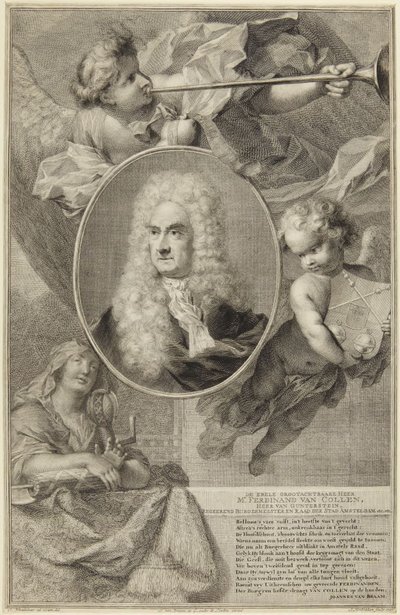 Herr Ferdinand van Collen av Jacobus Houbraken