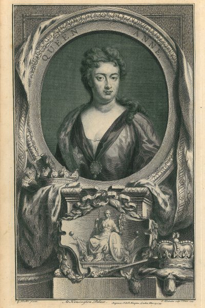 Drottning Anne av Jacobus Houbraken