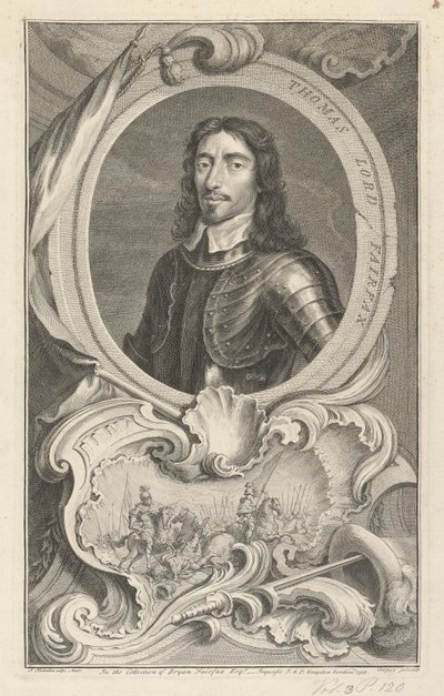 Thomas Fairfax, 3:e Lord Fairfax av Cameron av Jacobus Houbraken