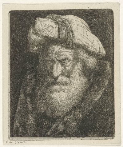 Gammal man med skägg av Jacobus Ludovicus Cornet