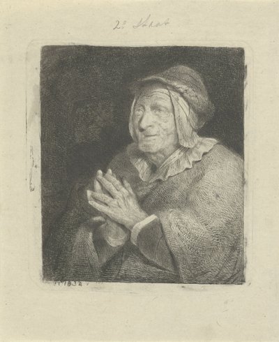 Gammal kvinna av Jacobus Ludovicus Cornet