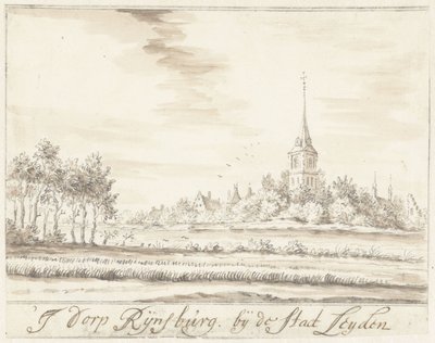 Byn Rijnsburg av Jacobus Stellingwerff