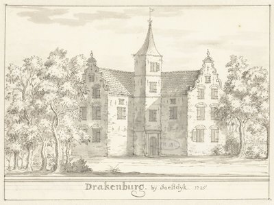 Slottet Drakenburg nära Soestdijk av Jacobus Stellingwerff