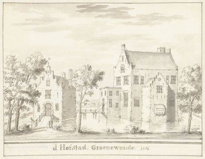 Slottet Groenewoude nära Woudenberg, 1382 