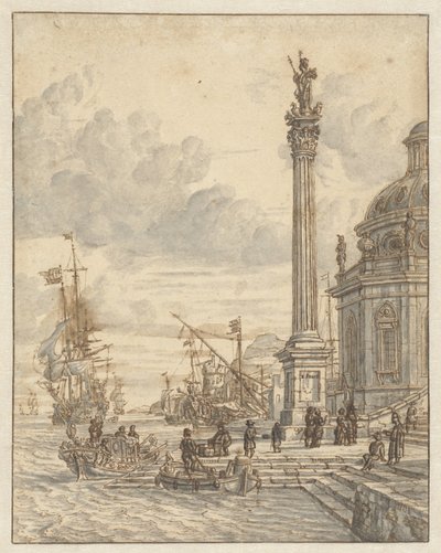 italiensk hamn av Jacobus Storck