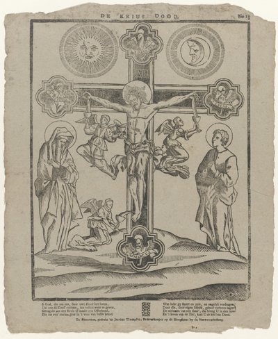 Korsdöden (titel på objekt) av Jacobus Thompson