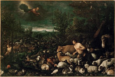 Adam anklagad (målning på duk) av Jacopo (1510-92) Bassano