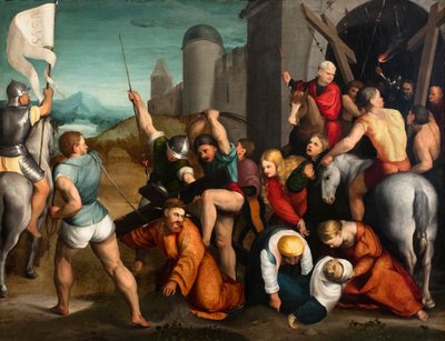 Uppstigningen till Golgata, ca 1535-1534 (olja på duk) av Jacopo (1510-92) Bassano