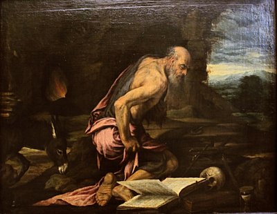 Den botfärdige Sankt Hieronymus av Jacopo Bassano