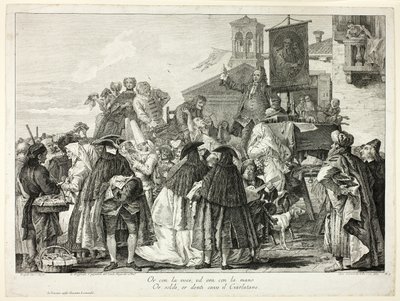 The Tooth Puller, tallrik nio från urval av bilder från venetianska samlingar av Jacopo Leonardis